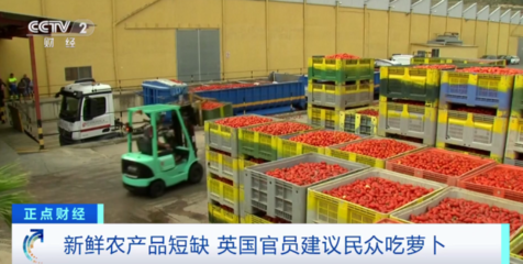 英国新鲜蔬果短缺风波 官员建议“吃萝卜”引发争议
